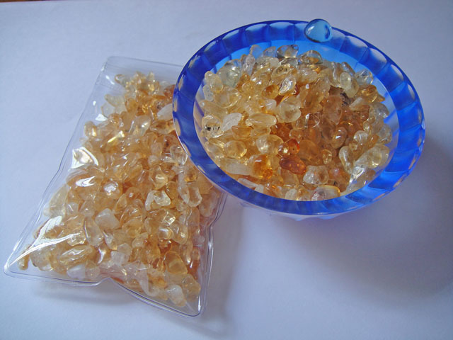 Tumbled Citrine Crystal Chips SOLD OUT